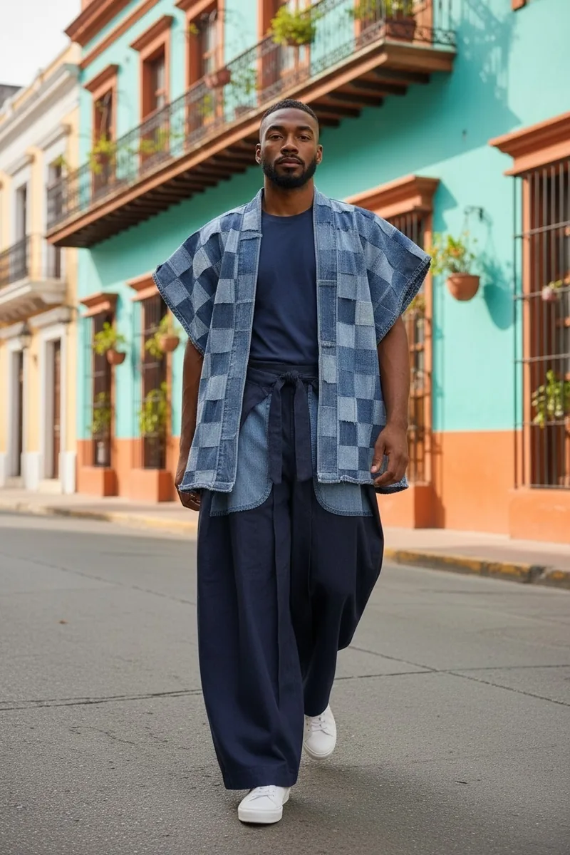 Apparel Study No. 12, a one-of-one piece, photographed on the model.