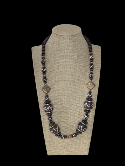 Carved Bead Strand
